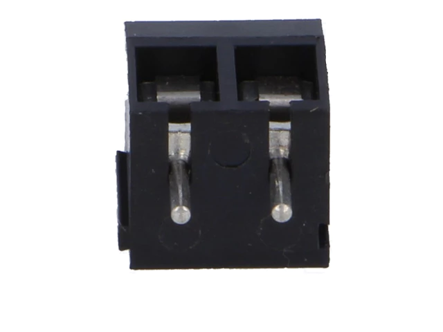 Regleta 2 contacte de conexiuni placa PCB in unghi 90 5mm 2 piste max.2.5mm2 negru DEGSON ELECTRONICS DG300-5.0-02P-13-00AH - IoElectronice.ro [3]