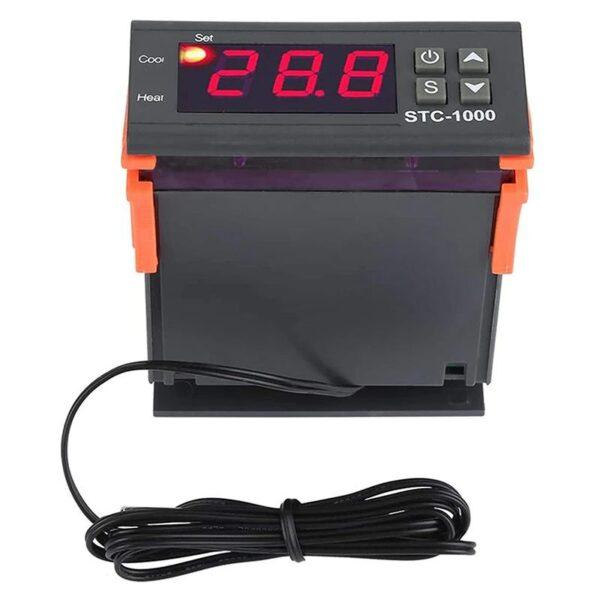 Regulator de temperatură STC-1000 cu senzor NTC, control precis pentru încălzire și răcire, 230V, LCD mare [5]