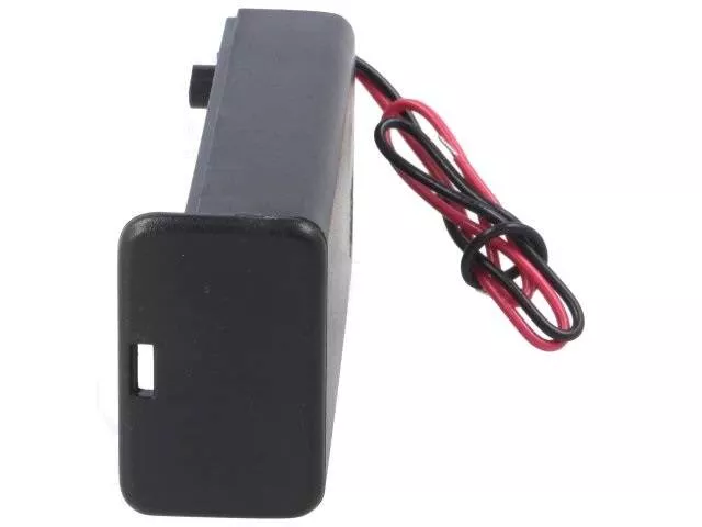 SBH-9VA Suport baterie 9V 6F22 6LR61 x1buc cu terminal cablu 150mm Fără întrerupător COMF – IoElectronice.ro [2]