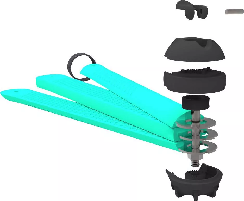 Selfie stick trepied flexibil cu telecomandă Bluetooth turcoaz 3POD Zbam – IoElectronice.ro [3]