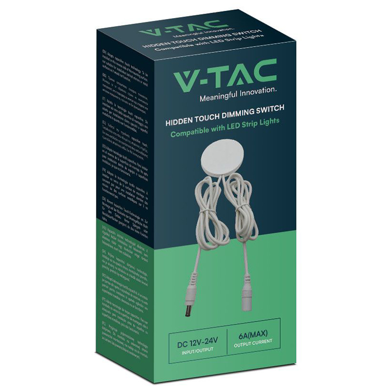 Senzor SMART TOUCH dimabil pentru banda LED - alb V-tac SKU-23465 – IoElectronice.ro [2]