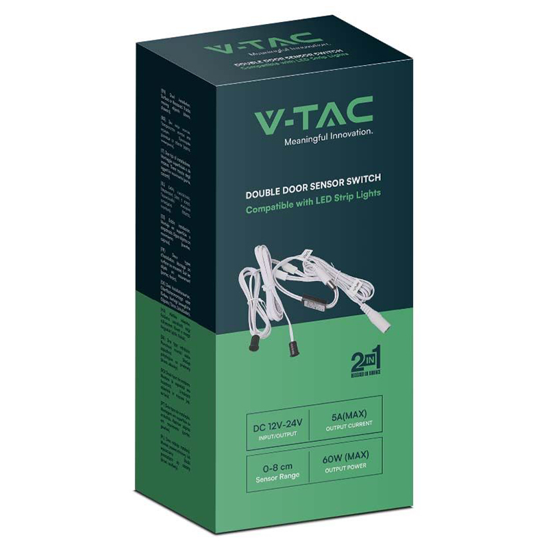 Senzori mișcare bandă LED max. 60W V-tac SKU-23457 3800170219984 – IoElectronice.ro [2]