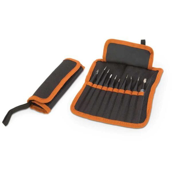 Set 10 Pensete Precizie Antistatice, Antimagnetice și Rezistente la Acid – ESD, Inox, Compact și Elegant [2]