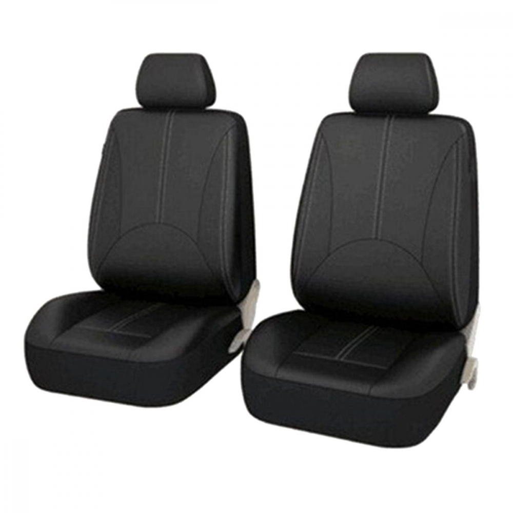 Set 11 Huse Auto din Piele Ecologică Negru pentru Scaune Universale - Protecție și Stil [3]