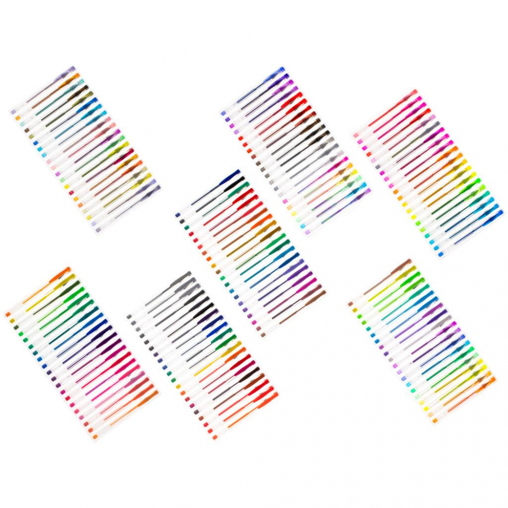 Set 140 Pixuri Gel cu Sclipici, Culori Vii și Creative – Cadou Perfect pentru Pasionați de Artă [9]