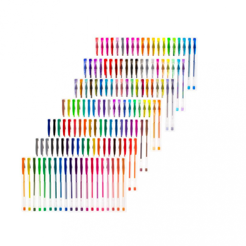 Set 140 Pixuri Gel cu Sclipici, Culori Vii și Creative – Cadou Perfect pentru Pasionați de Artă [10]