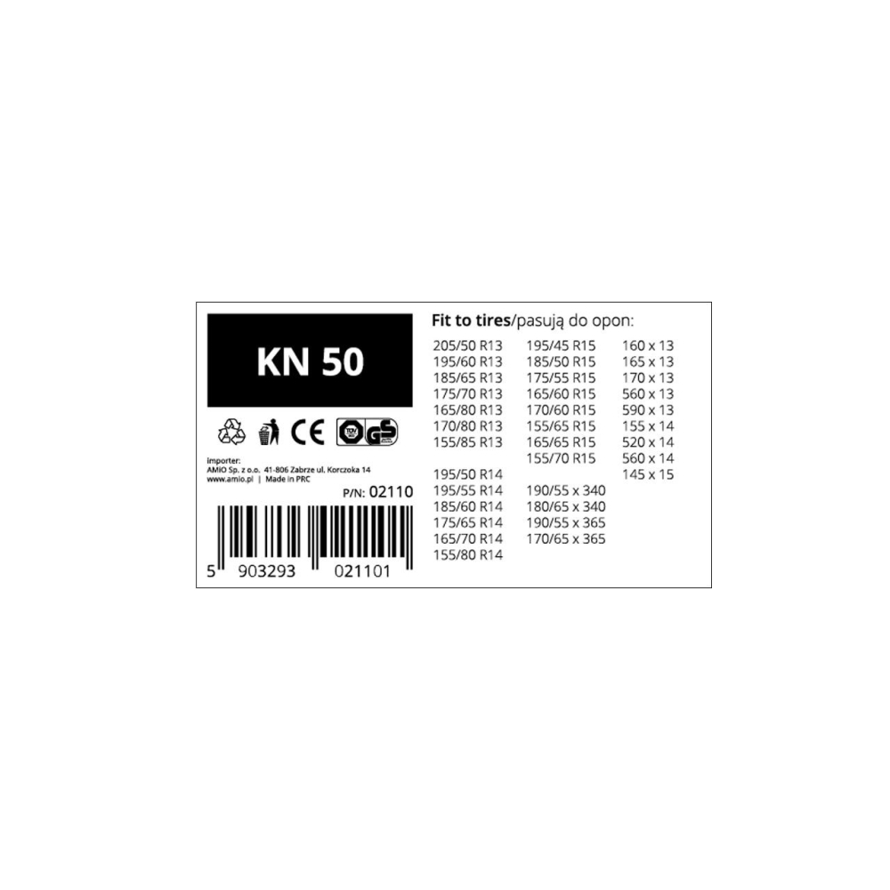 Set 2 Lanțuri de Zăpadă pentru Autoturisme, Zale 12mm, Montare Manuală, Compatibil 13-17 inch, TÜV/GS [5]