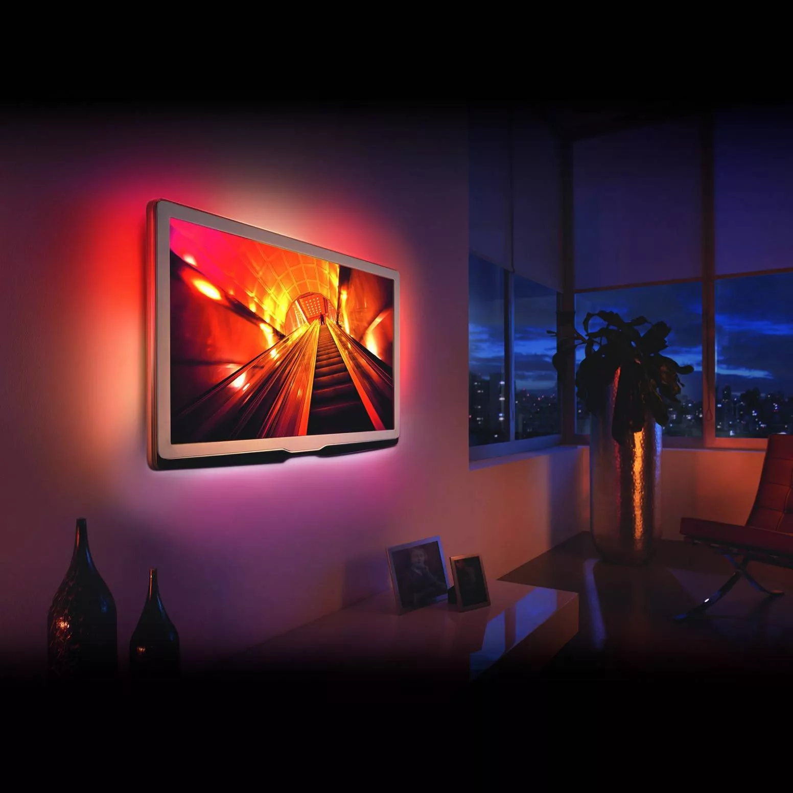 Set LED RGB pentru fundal TV 32-42 inch cu telecomandă, autoadeziv, protecție IP65, iluminare decorativă perfectă [1]