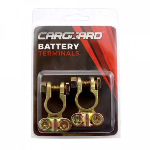 Set 2 borne baterie auto Pozitiv + Negativ Cupru CARGUARD [3]