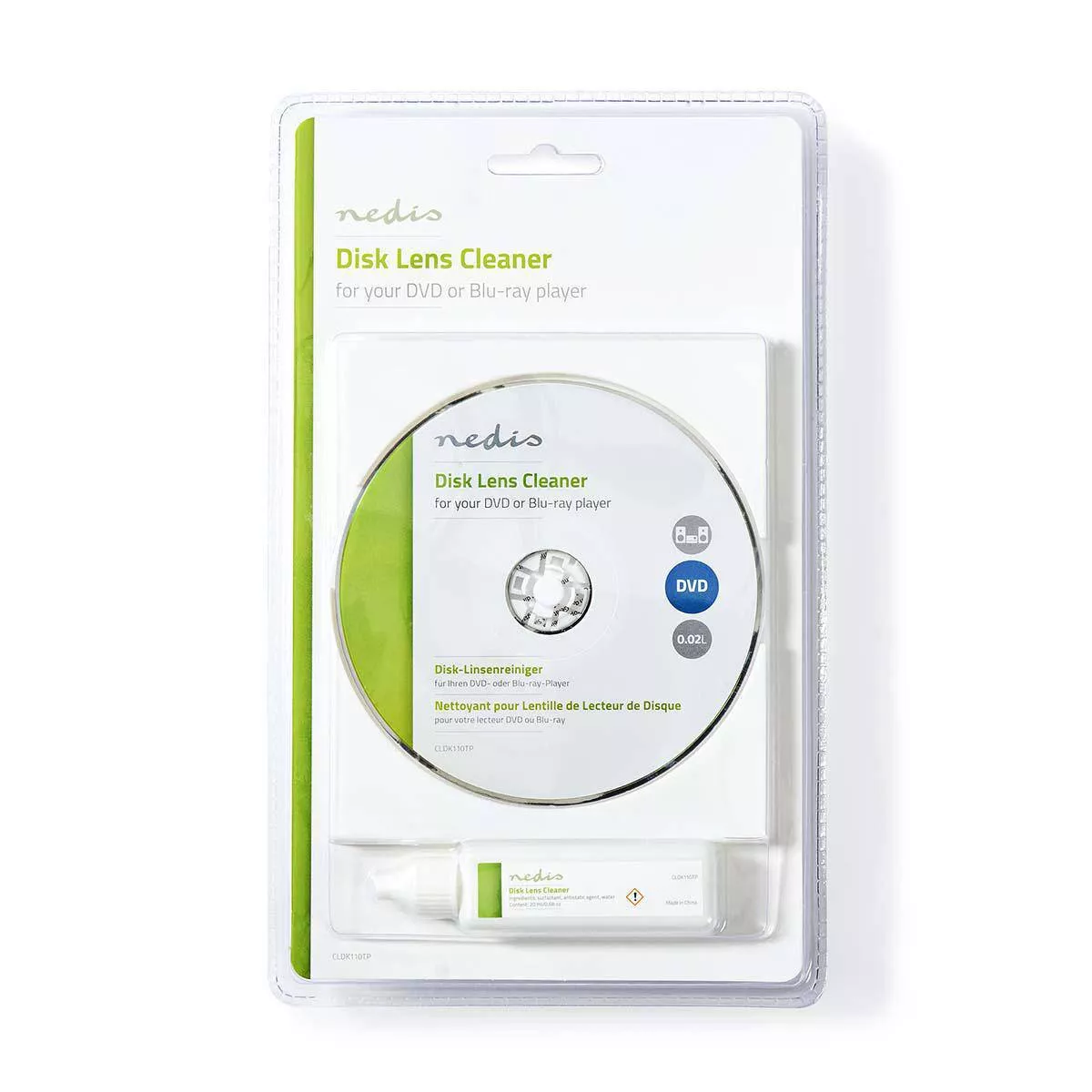 Set de Curățare Lentile Blu-ray și DVD - Lichid 20ml Nedis pentru Ochi de Vultur în Siguranță [2]