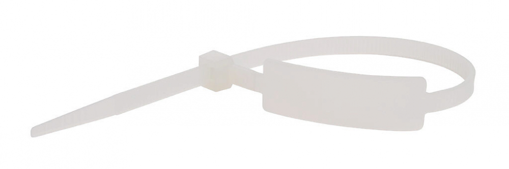 Set etichete și coliere nylon pentru cabluri 200x4.8mm, 100buc, SapiSelco Italy, organizare și identificare cabluri [2]