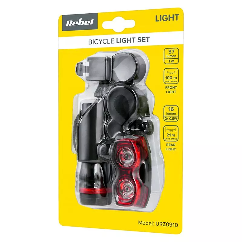 Set Far și STOP LED pentru Bicicletă – Iluminare Eficientă pe Baterii AAA, Siguranță și Vizibilitate Sporită [4]