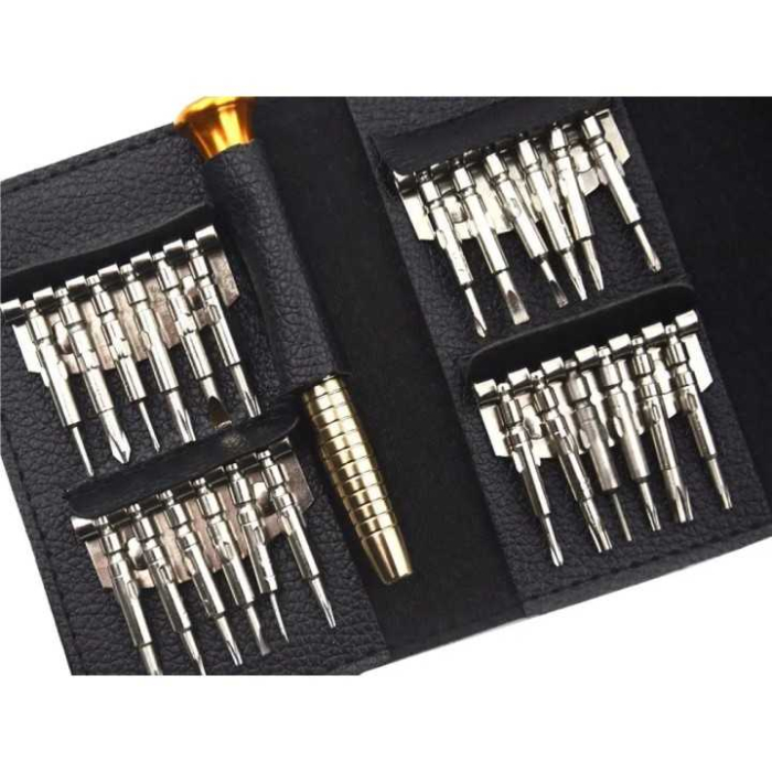 Set șurubelnițe 24buc Phillips Torx Y Triunghiular vârfuri magnetice OEM, lungime variabilă, pentru reparatii electronice [3]