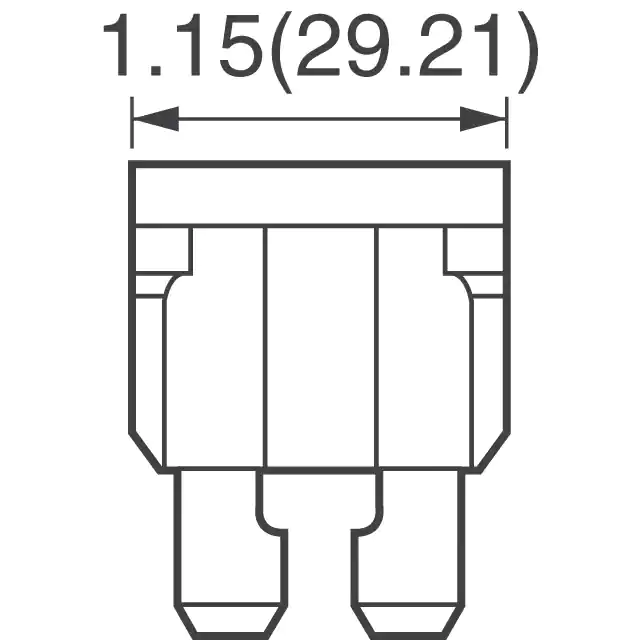 Siguranță MAXI 60A 32VDC auto 29mm LITTELFUSE 0299060.TXN pentru protecție electrică în vehicule. [2]