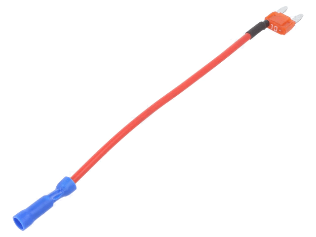 Siguranță MINI 10A 32VDC auto 10.9mm Mini cu cablu conector OPTIFUSE ANM-W-10A-16R – IoElectronice.ro [2]