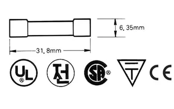 Siguranțe fuzibile rapide sticlă 6.35x32mm 3.15A 10buc [2]