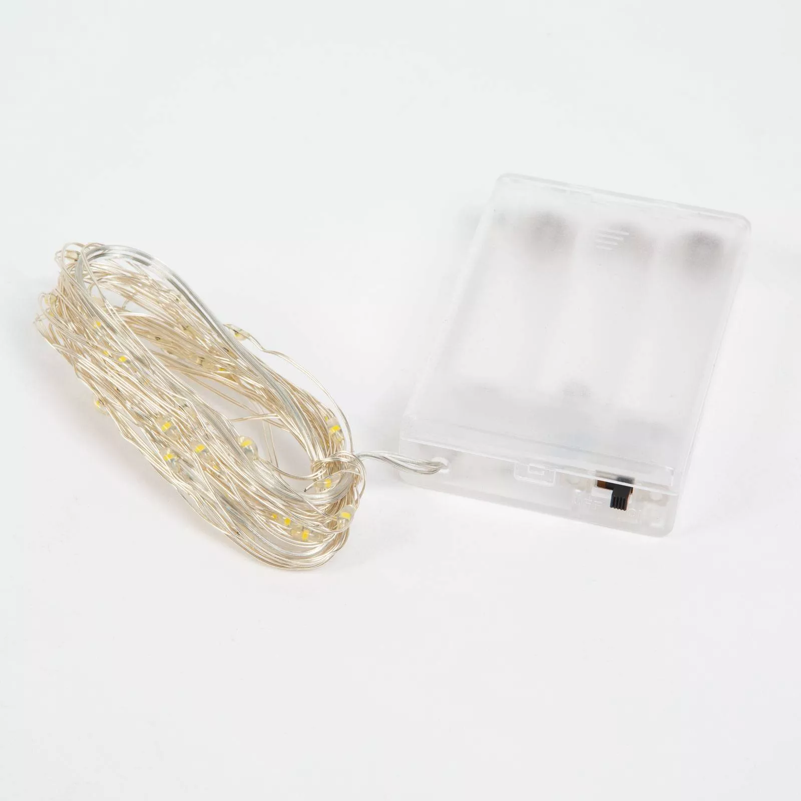 Sir de lumini LED Festiv 5m 50LED alb rece 3x AA – IoElectronice.ro [2]