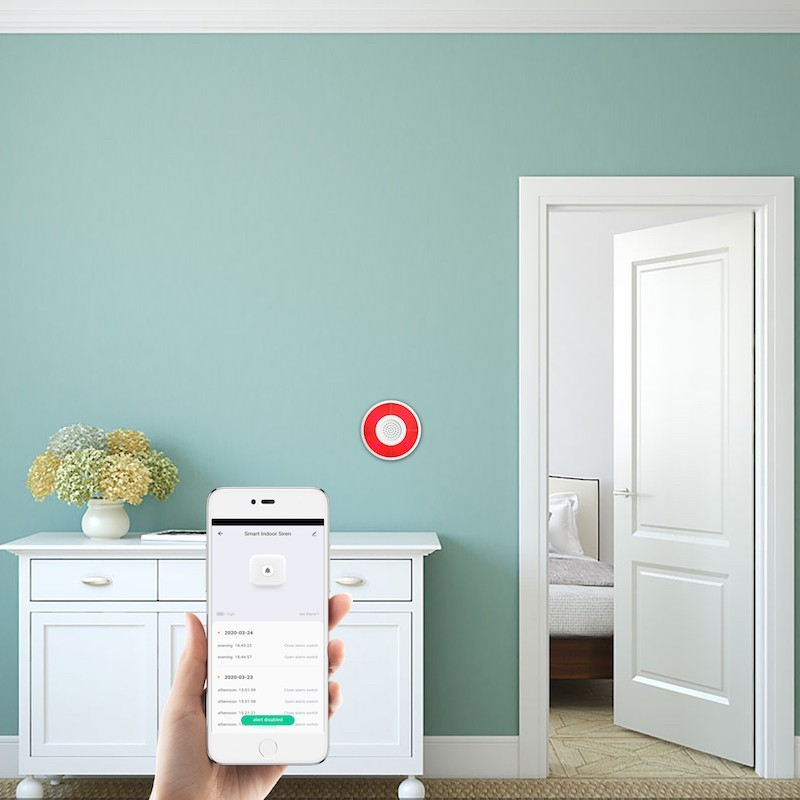 Sirena Smart inteligentă de interior Woox R7051 Zigbee 3.0 – IoElectronice.ro [3]