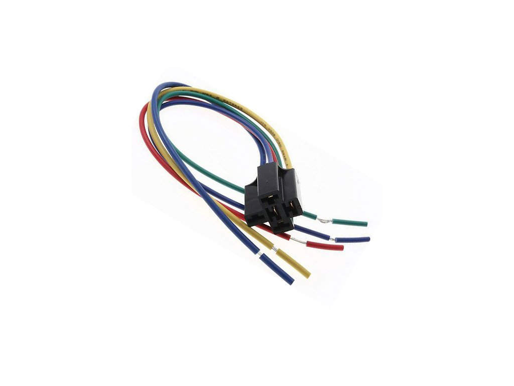 Soclu releu 5 pini 6.3mm 40A 12-24VDC cu cablu 20cm RECOY/RAYEX ELECTRONICS RS-D03 – IoElectronice.ro [2]