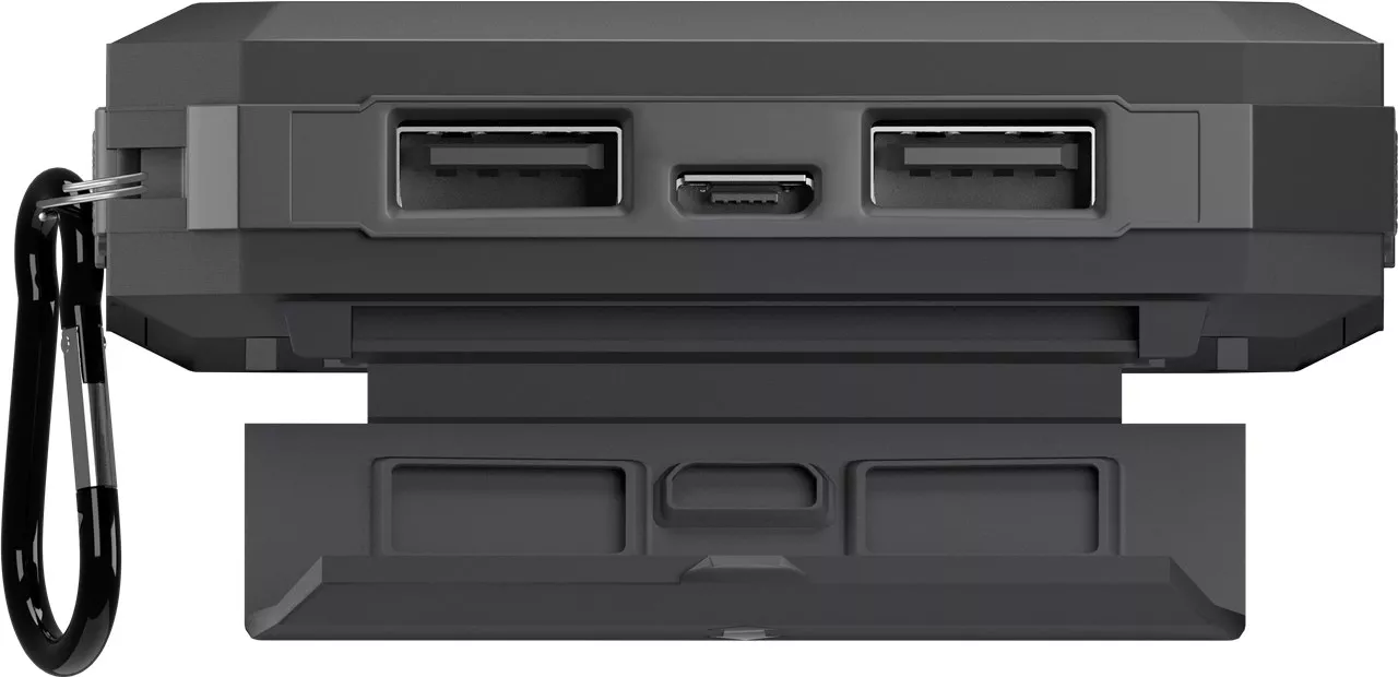 Solar PowerBank 8000mAh cu lanterna LED, busolă, rezistent la șocuri și apă Goobay – IoElectronice.ro [6]