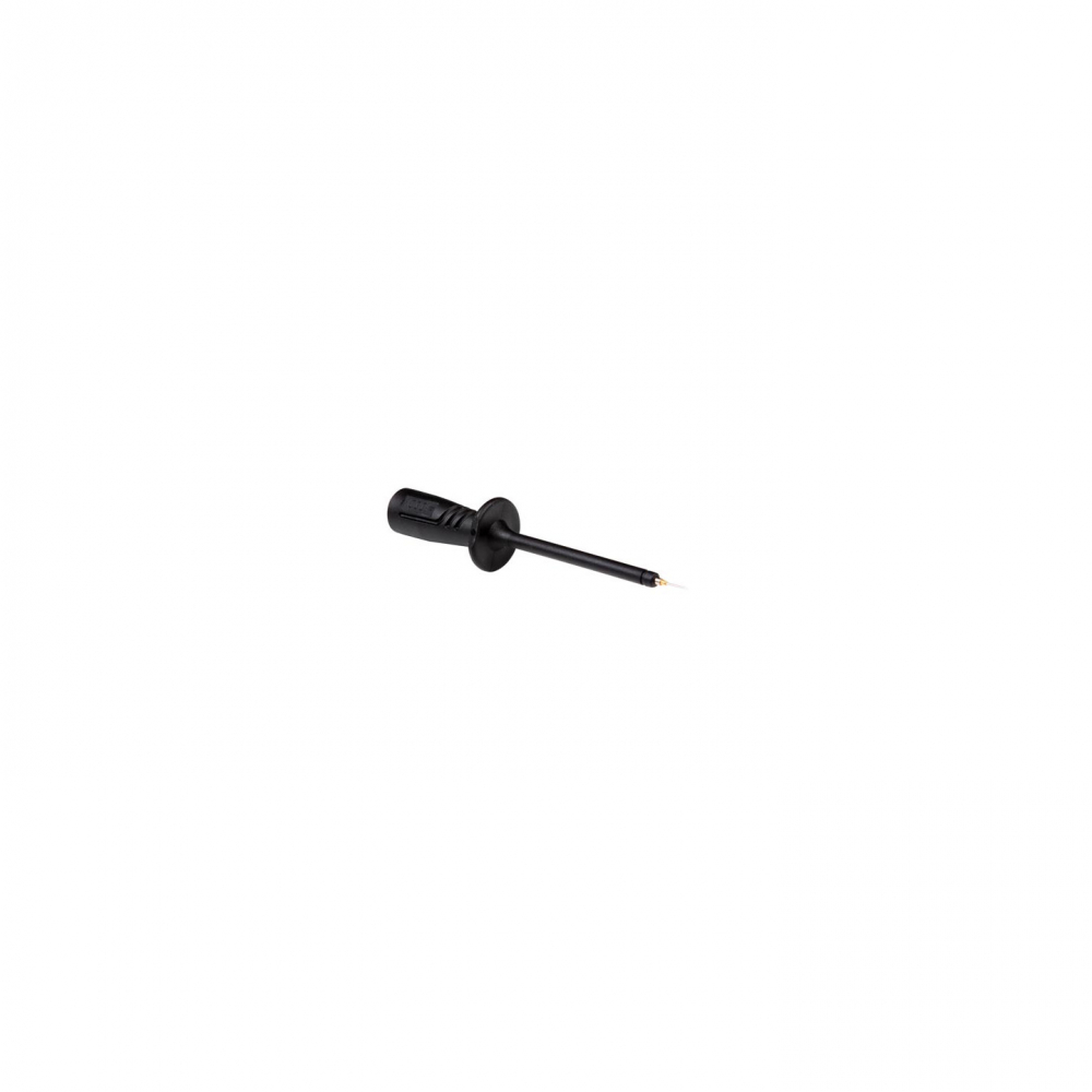 Sonda test elastică 4mm cu vârf arc din oțel inoxidabil negru Velleman – Siguranță și precizie în laborator [1]