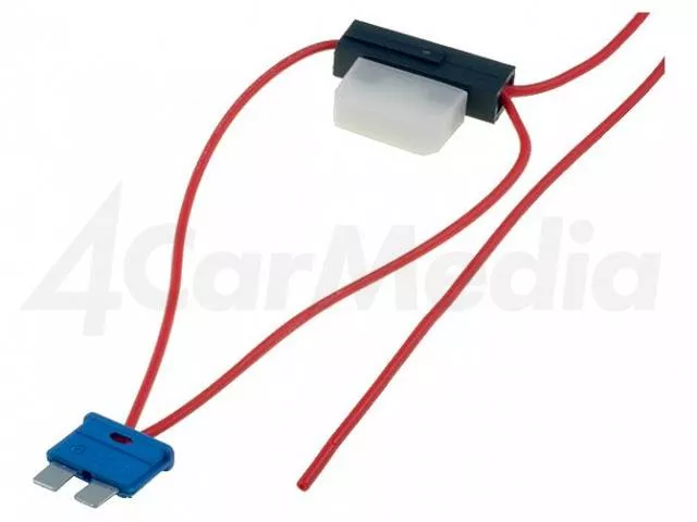 Splitter auto ATO 8A cu siguranță 0.75mm², culoare roșie – Accesoriu car audio sigur și fiabil [1]