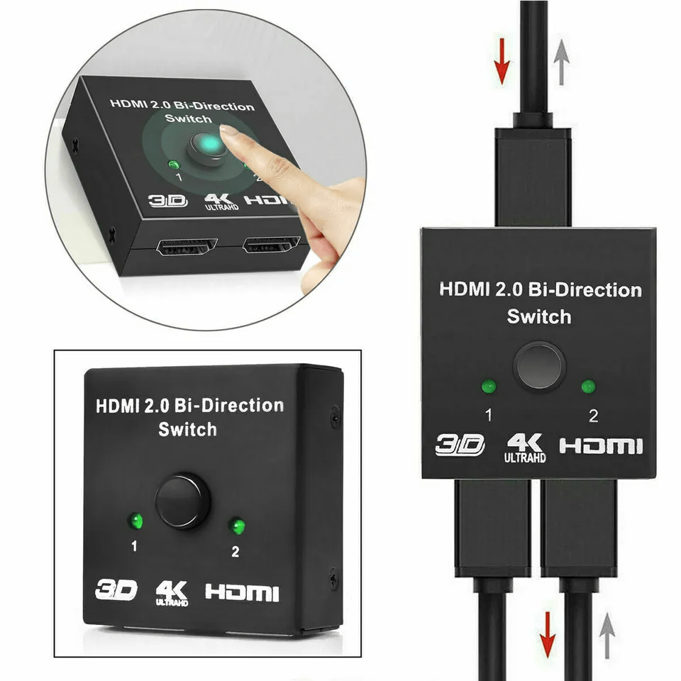 Splitter/switch adaptor HDMI bidirecțional 1x 2HDMI sau 2x 1HDMI – IoElectronice.ro [4]