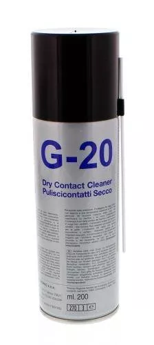 Spray de Curățare Contact G-20 Uscat 200ml – Solvent pentru Grăsimi și Uleiuri, Ideal pentru Cositorire [1]