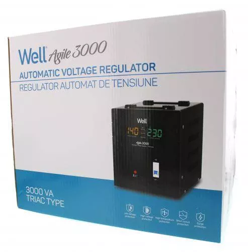 Stabilizator automat de tensiune Agile 3000VA/2100W – Protecție și performanță fiabilă [3]