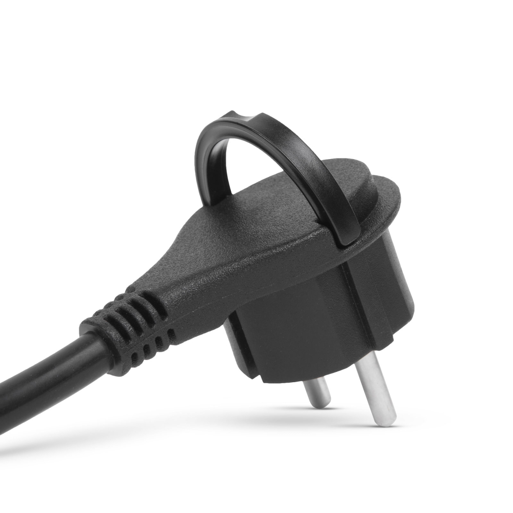 Stecher cu clemă și cablu de 3m 3x1.5mm² cu fire libere negru Delight – IoElectronice.ro [2]