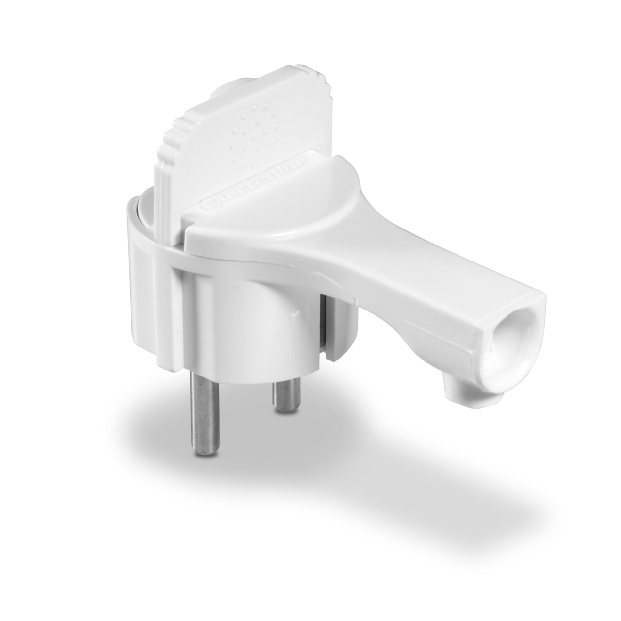 Stecher Shuko ieșire laterală alb cu prindere WT-16UP/WE Plastrol – IoElectronice.ro [2]