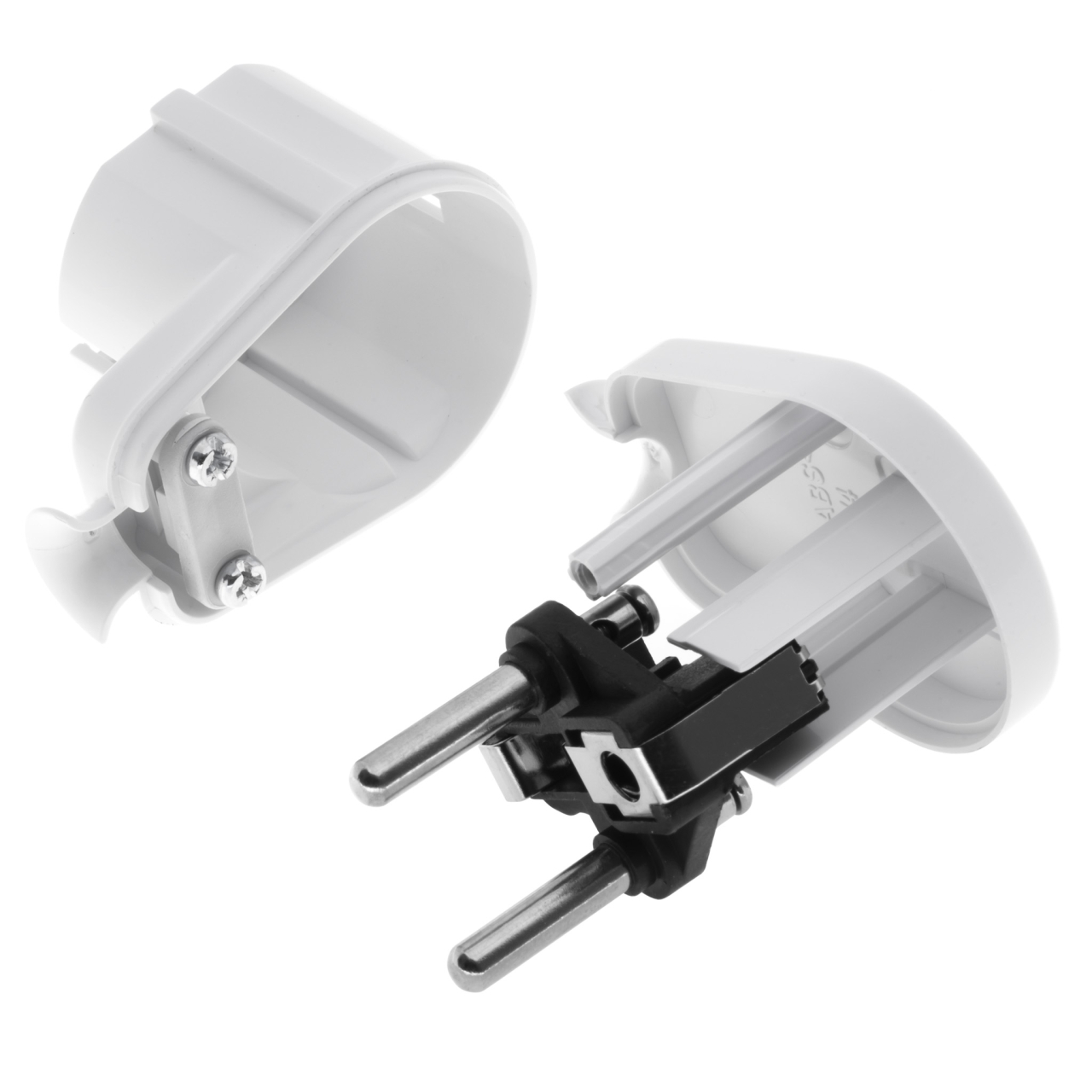 Stecher Shuko iesire laterala alb WT-16U/WE Plastrol [3]