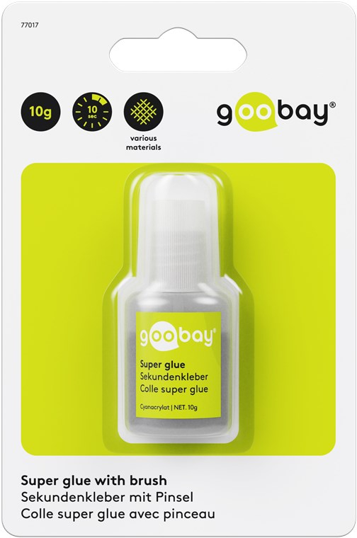 Super glue flacon cu pensulă 10gr Goobay [2]