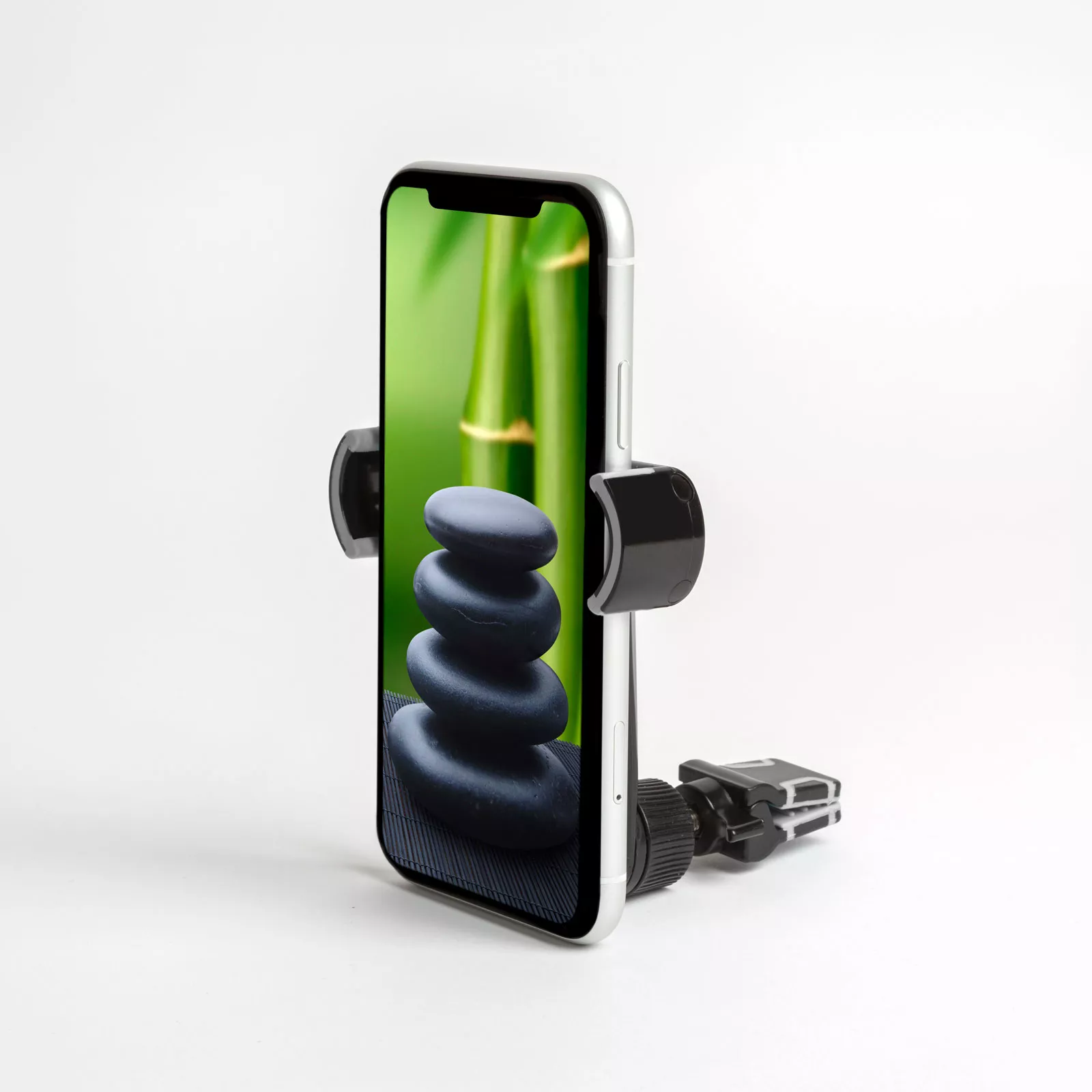 Suport auto de telefon cu fixare în grilajul de aerisire negru MNC – IoElectronice.ro [4]