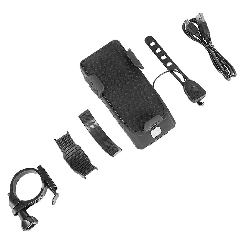 Suport de telefon pentru bicicletă 3in1 XT50 KRUGER&MATZ cu powerbank, iluminare LED și claxon pentru siguranță maximă [4]