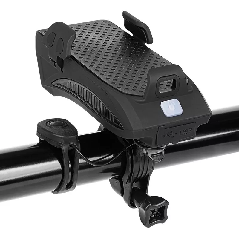 Suport de telefon pentru bicicletă 3in1 XT50 KRUGER&MATZ cu powerbank, iluminare LED și claxon pentru siguranță maximă [3]