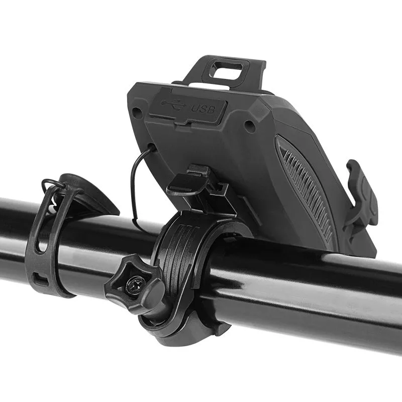 Suport de telefon pentru bicicletă 3in1 XT50 KRUGER&MATZ cu powerbank, iluminare LED și claxon pentru siguranță maximă [5]