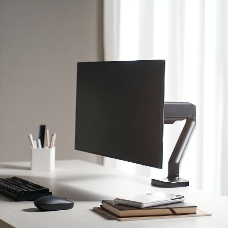 Suport monitor VESA 75x75/100x100, reglabil, pentru ecrane 13-27 inch, Cabletech UCH0208-1, negru [7]