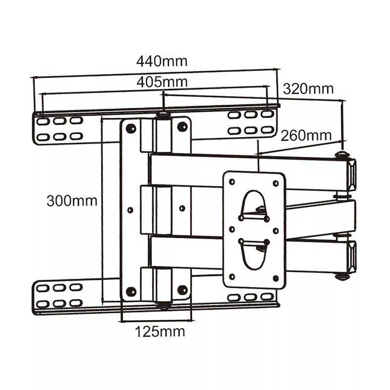 Suport Plasma / LCD negru Cabletech – IoElectronice.ro [2]