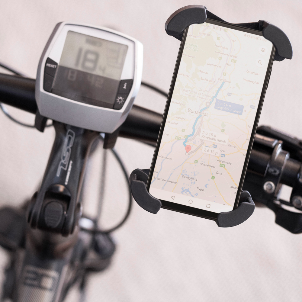 Suport telefon mobil pentru ghidon bicicletă și trotinetă – siguranță, ajustabil și protejat [2]