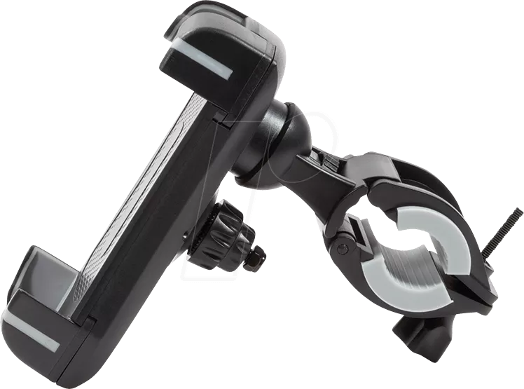 Suport telefon pentru bicicletă 60-90mm LOGILINK AA0120, fixare pe ghidon, culoare neagră, accesorii bike holder [2]
