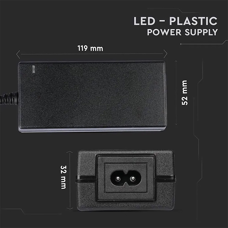 Sursă Alimentare SMPS SLIM 24V 2.5A 60W V-TAC – Puternic, Compact, IP44, Durată 20.000h [3]