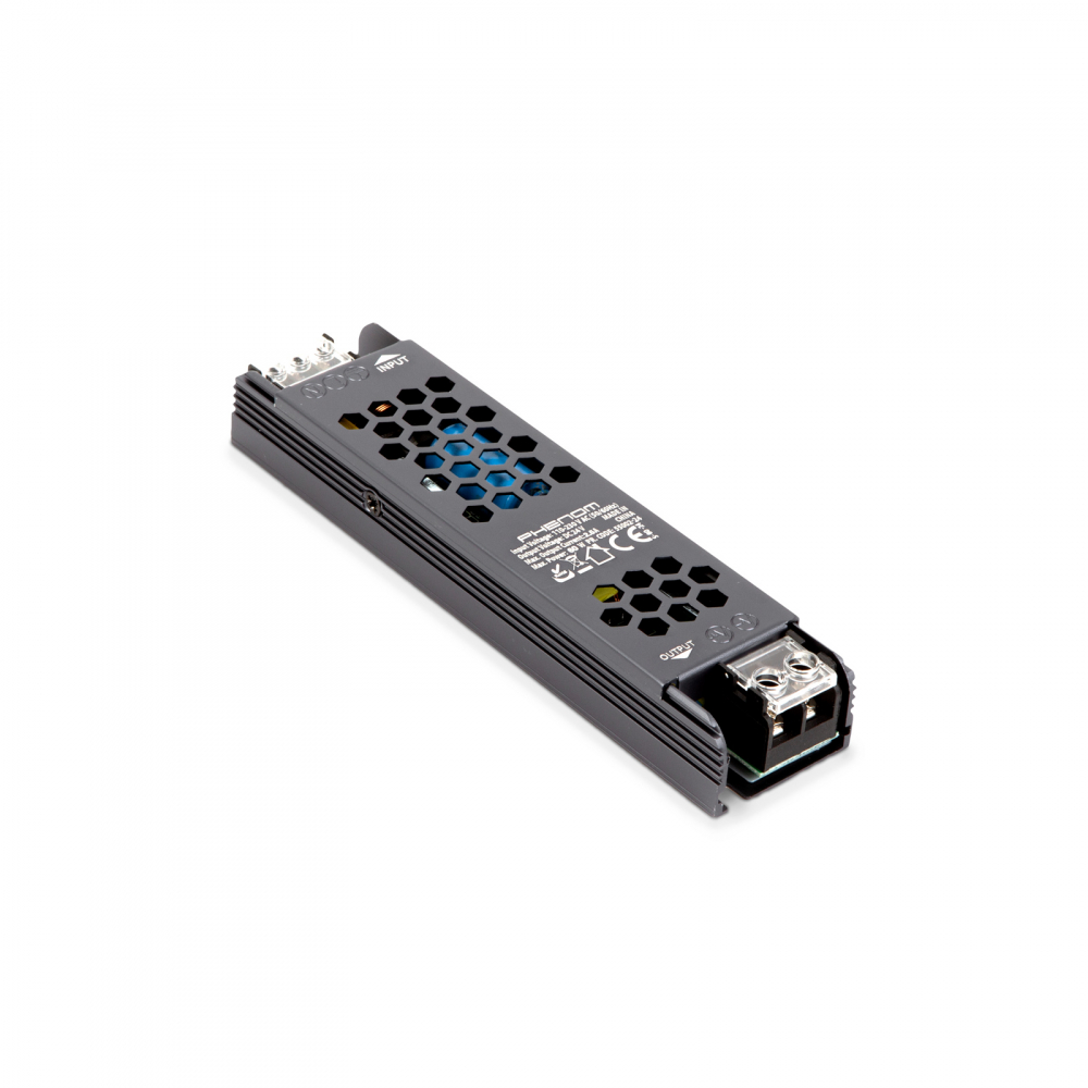 Sursa de alimentare stabilizată 24V DC 60W, 2.5A, pentru LED-uri, iluminat și securitate, carcasa metalică robustă [2]