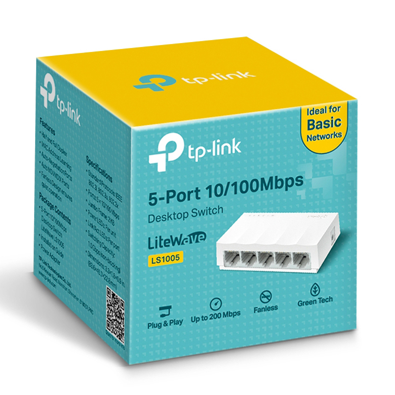 Switch 5 porturi 10/100MBPS TP-LINK LS1005 RJ45 [2]