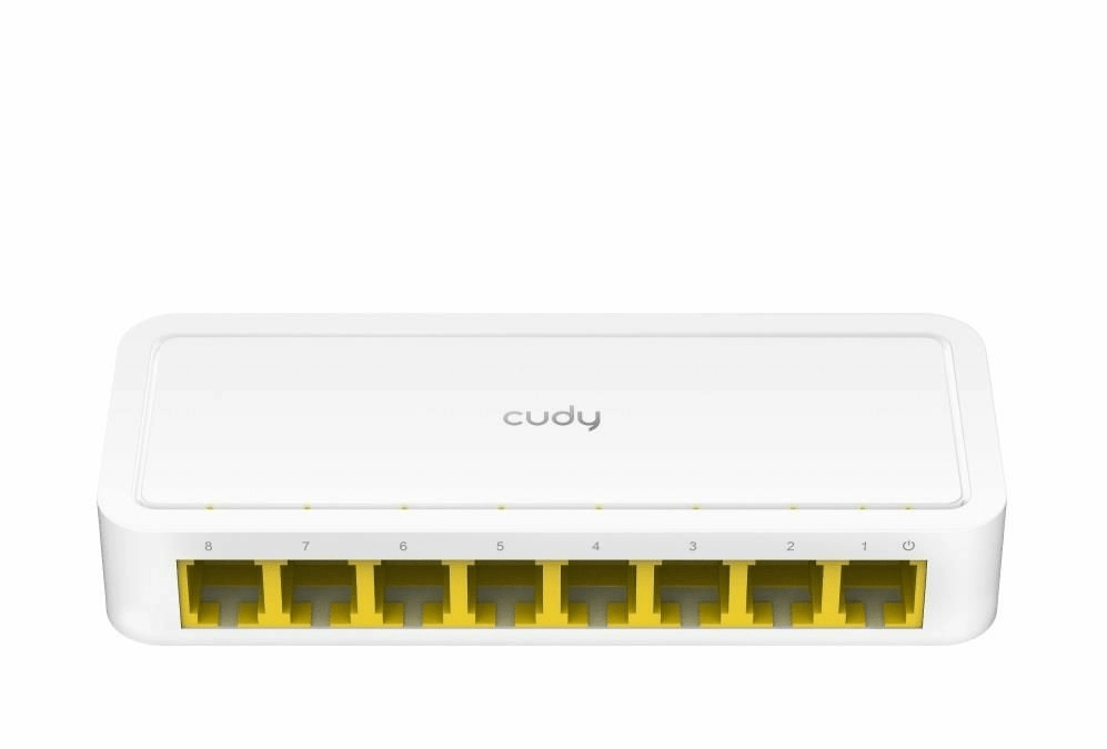 Switch Desktop 8 porturi 10/100Mbps alb Cudy FS108D – IoElectronice.ro [1]