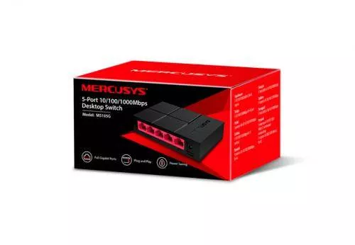 Switch internet 5 porturi 10/100/1000 Mbps Mercusys [3]
