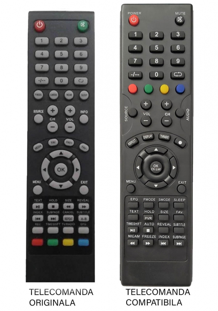 Telecomandă Compatibilă TV Legend EE-T24 IR 1175 – Funcționează Perfect cu Originalul [1]