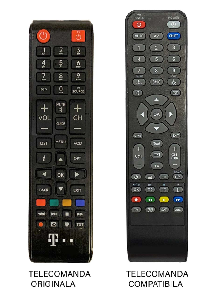 Telecomanda înlocuitoare compatibilă pentru receiver Telekom (452) – IoElectronice.ro [1]