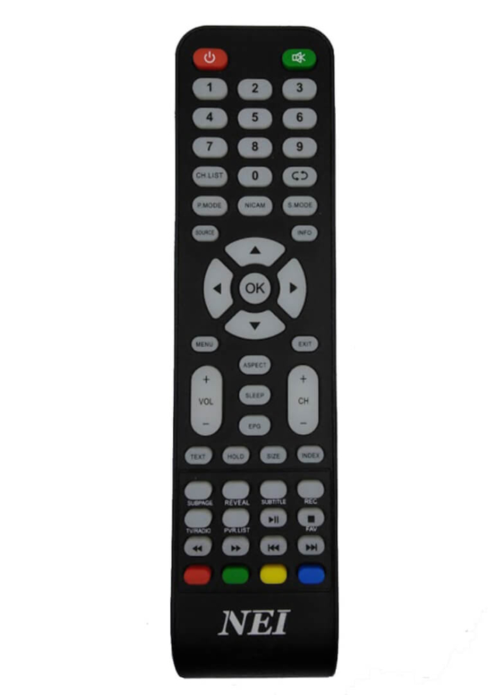 Telecomanda TV Nei 2 IR6121/20DF cu 72 butoane pentru control televizoare standard [1]