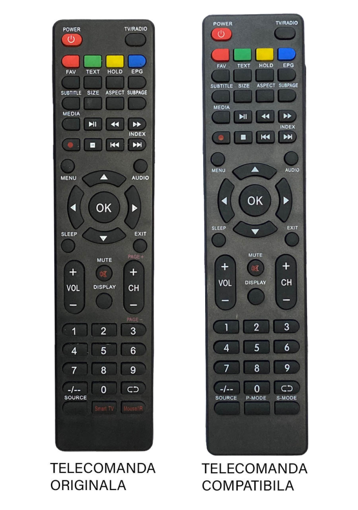Telecomanda TV NEI 32NE4505 IR 432 (379) compatibilă cu modele NEI 32NE4505 [1]
